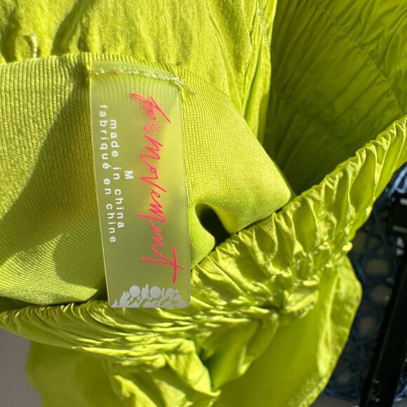 Lime, green, free people, free, Movement, athletic skort (medium) - Picture 4 of 4